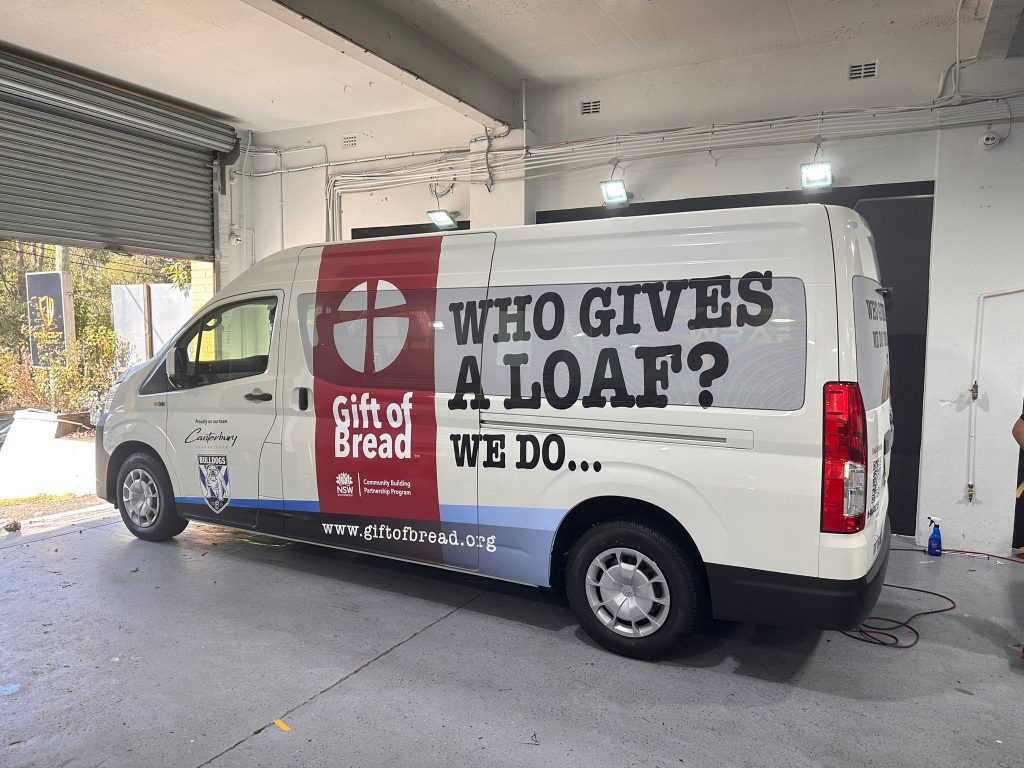 Concept Wraps Commerical Car Wrapping Partial Van Wrap Gift of Bread Sydney﻿