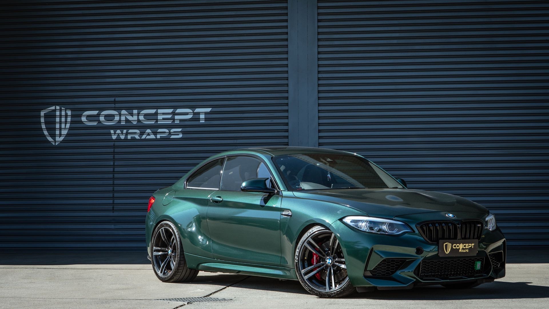 Benz AMG - Metallic partial wrap